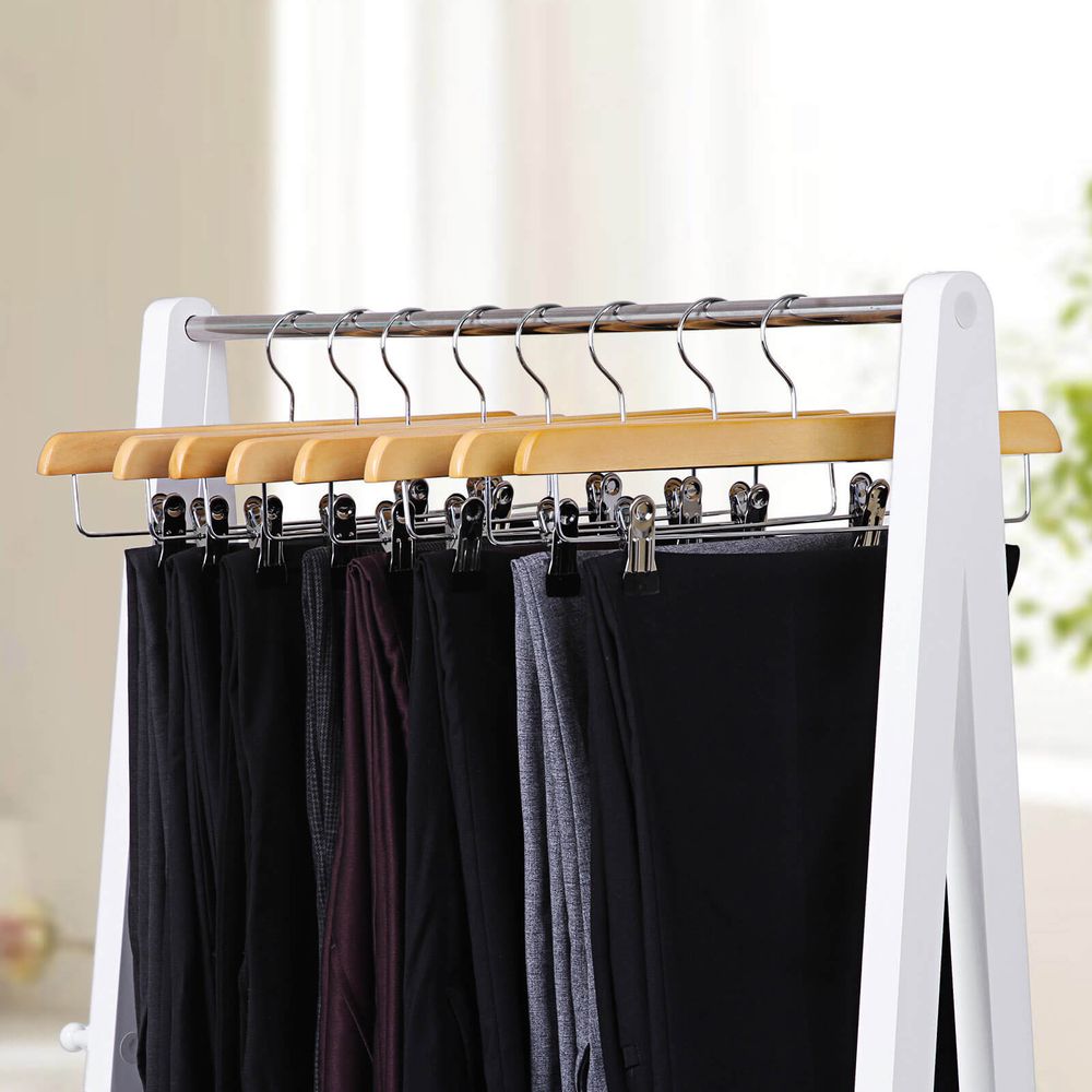 5 Tier Metal Skirt Hangers for Women, Pants Hanger India | Ubuy