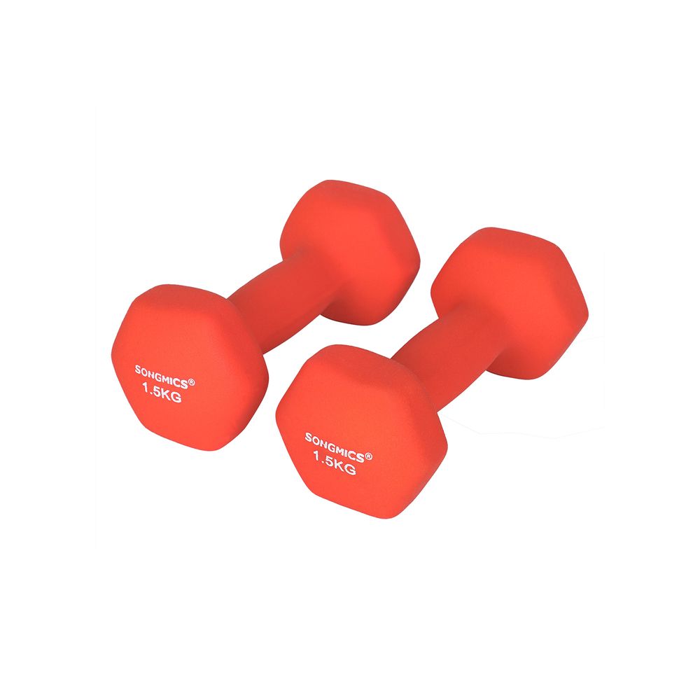 Orange Dumbbell Set SONGMICS