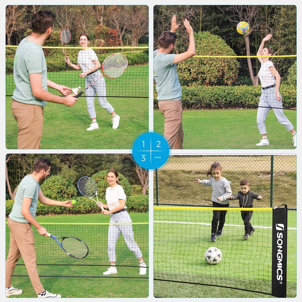 Height-Adjustable Badminton Net