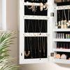 Mirror Jewelry Cabinet Armoire White