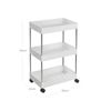 White Storage Trolley with 3 Baskets