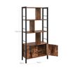 Large Bookcase with 4 Shelves