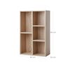 Wooden 5-Grid Bookcase
