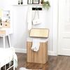 Bamboo Laundry Hamper with Removable Lid