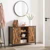 Storage Cabinet with Barn Doors