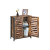 Double Louvered Doors Cabinet