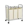 3 Bags Laundry Trolley