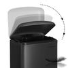 Black Step Trash Can with Inner Bucket
