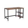 Industrial 47 Inches Computer Desk with Shelves