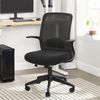 Black Office Chair with Armrest and Lumbar Support