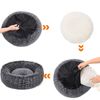 Small Grey Pillow Bed for Dogs & Cats