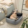 Gray Large Washable Dog Bed