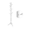 White Freestanding Coat Stand for Bedroom & Entryway