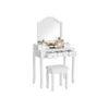 Dressing Table Set with Mirror White
