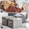 Set of 3 Fabric Storage Boxes with Lid