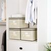 Set of 3 Fabric Storage Boxes with Lids