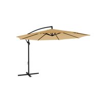 Taupe Large Parasol for Patio & Garden