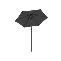 Grey Adjustable Parasol Umbrella for Outdoor