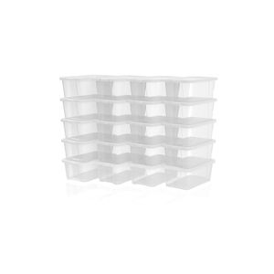 Stackable Clear Storage Boxes