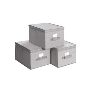 3 Foldable Storage Boxes