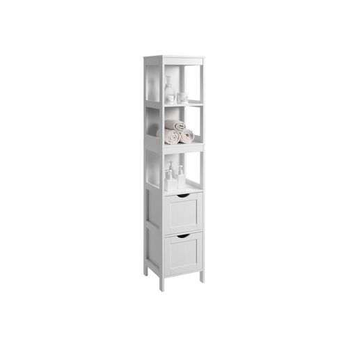 Tall Bathroom Cabinet Storage, Tall Cabinet With Shelves And Drawers