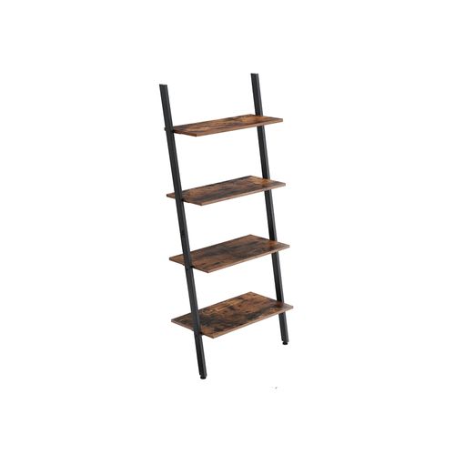 4 Tiers Wall Shelf Ladder Shelf VASAGLE by SONGMICS
