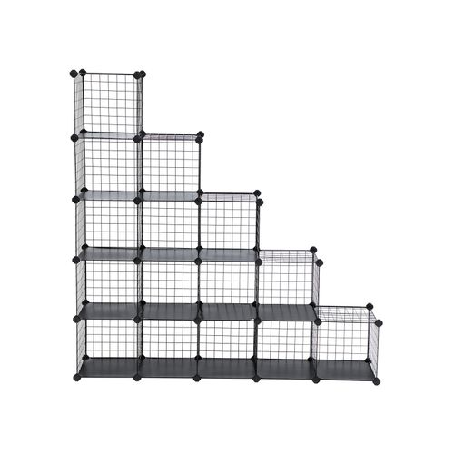 Metal Wire Cube Organizer, 4 Cube Wire Storage Shelves