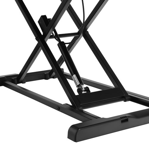 Black 95 x 40 cm LSD06BK Height Adjustable Stand Up Desk with Large Surface SONGMICS Standing Desk