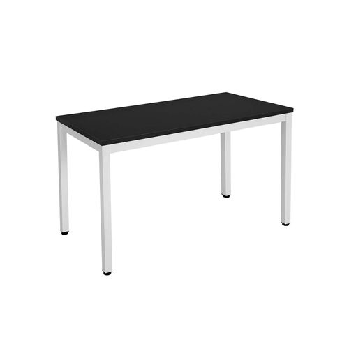 L x W x H Home Office Modern Dining Table 120 x 60 x 76 cm White LWD64W Writing Table with Large Desktop Stable Office Desk Walnut SONGMICS Computer Desk Easy Assembly 