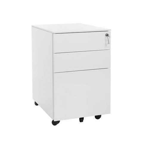 White Steel File Cabinet File Cabinet Songmics