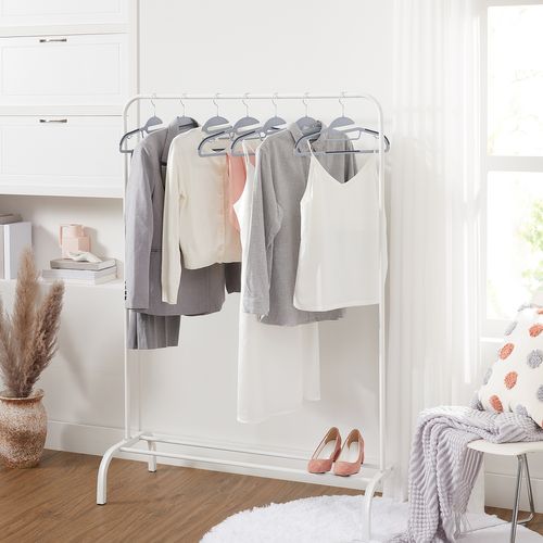 Space Saving 20 Pack Non-Slip Clothes Hangers Grey CRI33G20 for Coats SONGMICS Metal Hangers Tops PVC Coating Blouses 0.4 cm Thickness Shirts 360° Swivel Hooks Dresses 