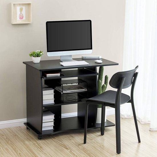 Movable Workstation Computer Desk