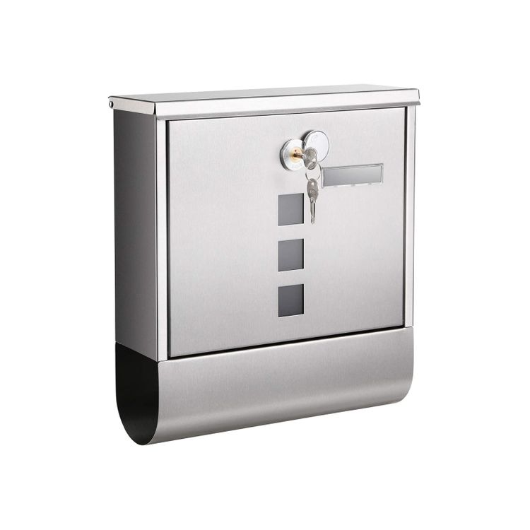 Wall-Mounted Stainless Steel Mailbox