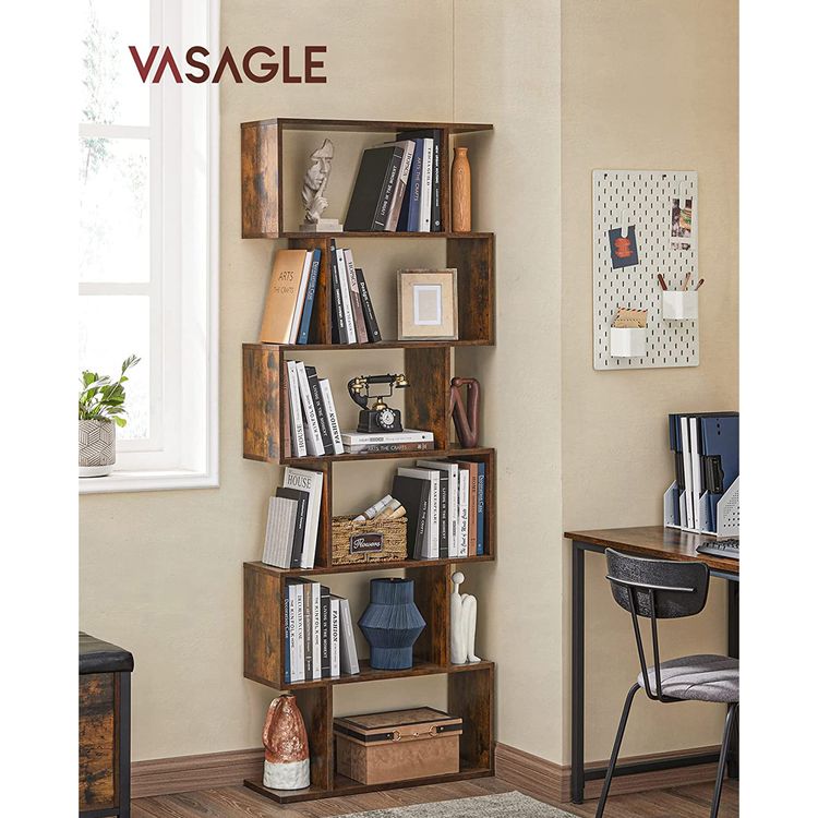 Wooden Bookcase Room Divider UK SONGMICS UK
