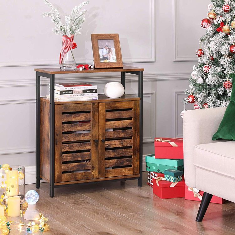 Side with Shelf Storage VASAGLE by SONGMICS