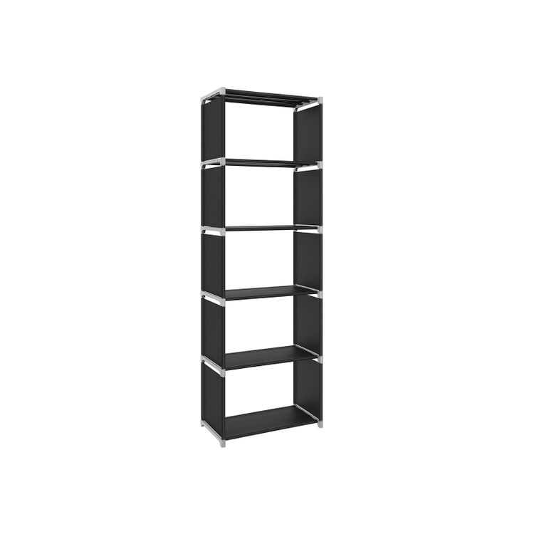 5 Tier Metal Bookcase
