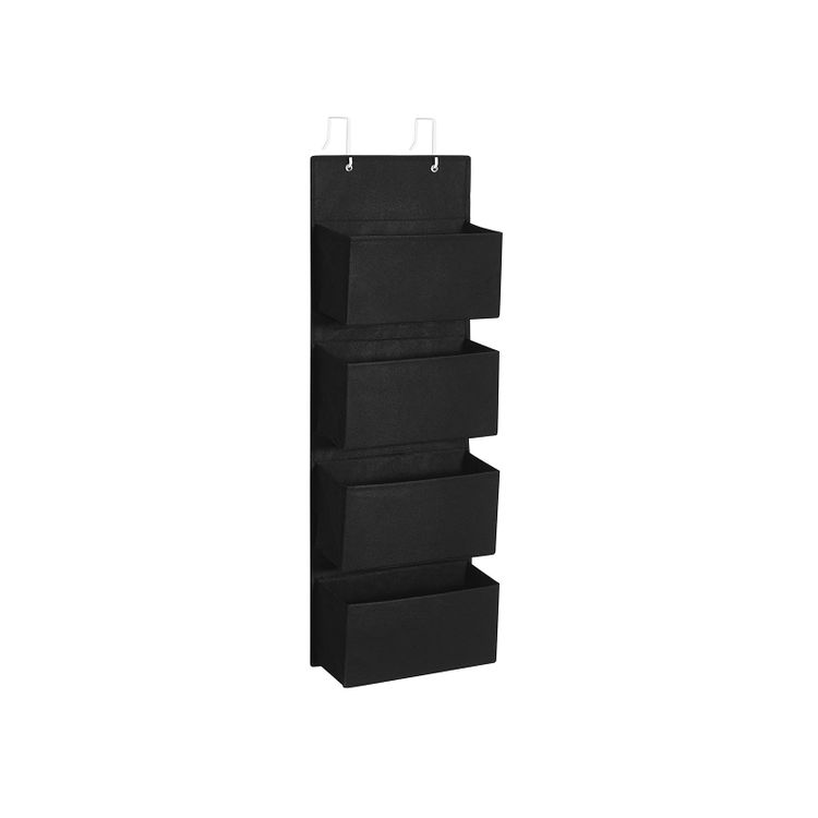 Black Over-the-Door Organizer for Space Saving