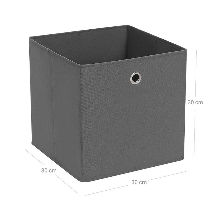 Grey Fabric Storage Boxes