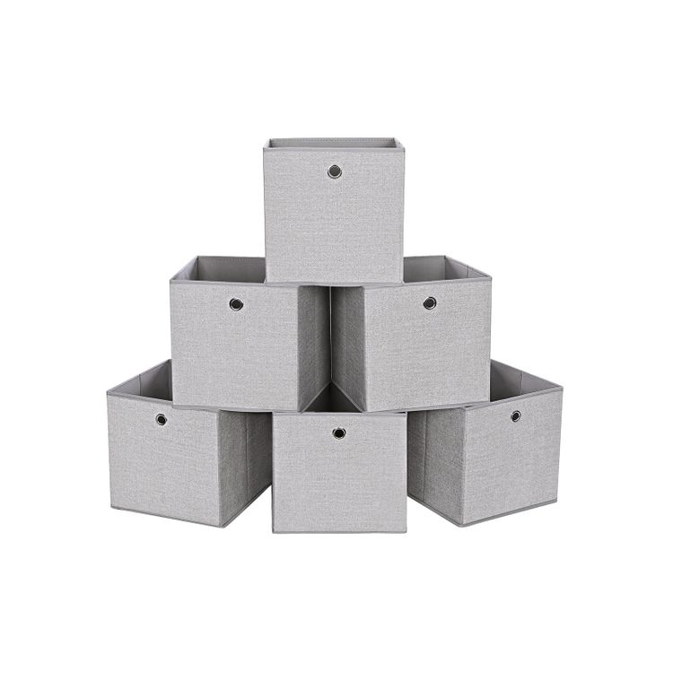 Set of 6 Fabric Cube Storage Organizer