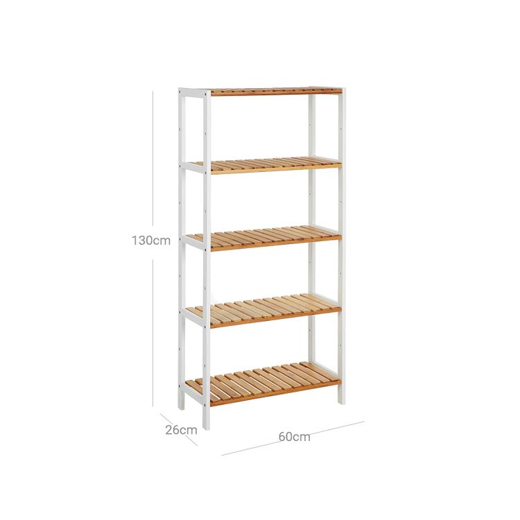 5Tier Bathroom Storage Shelves SONGMICS