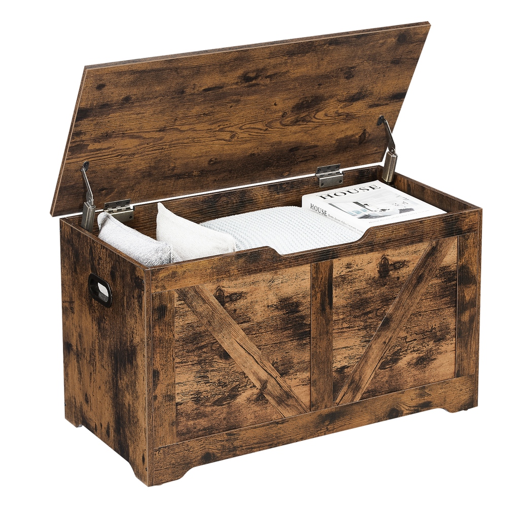 Rustic Brown Storage Chest