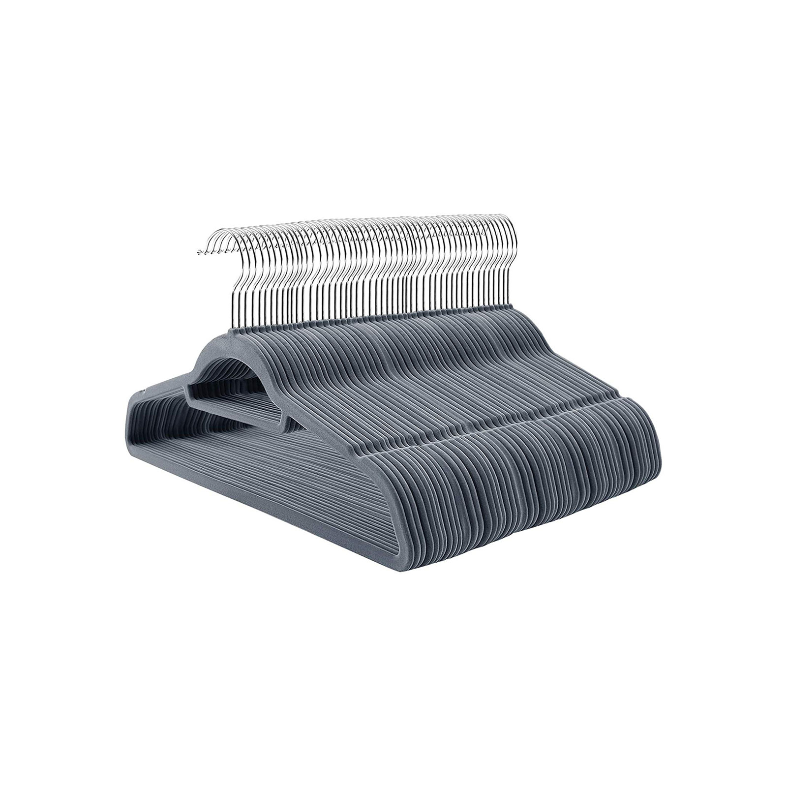 Light Grey Velvet Hangers