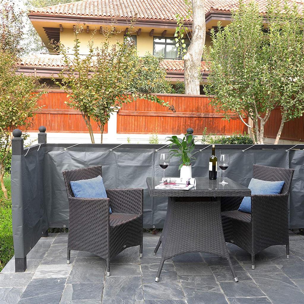 SONGMICS Privacy Screen 6 X 0 9 M L X W Balcony Shield Cover PVC 
