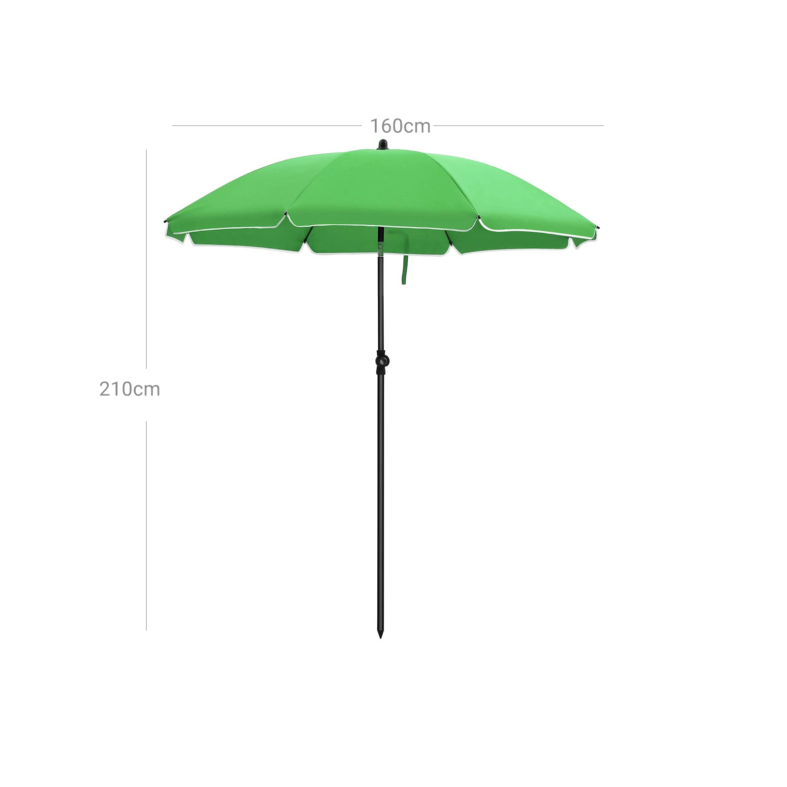 beach umbrella tilt