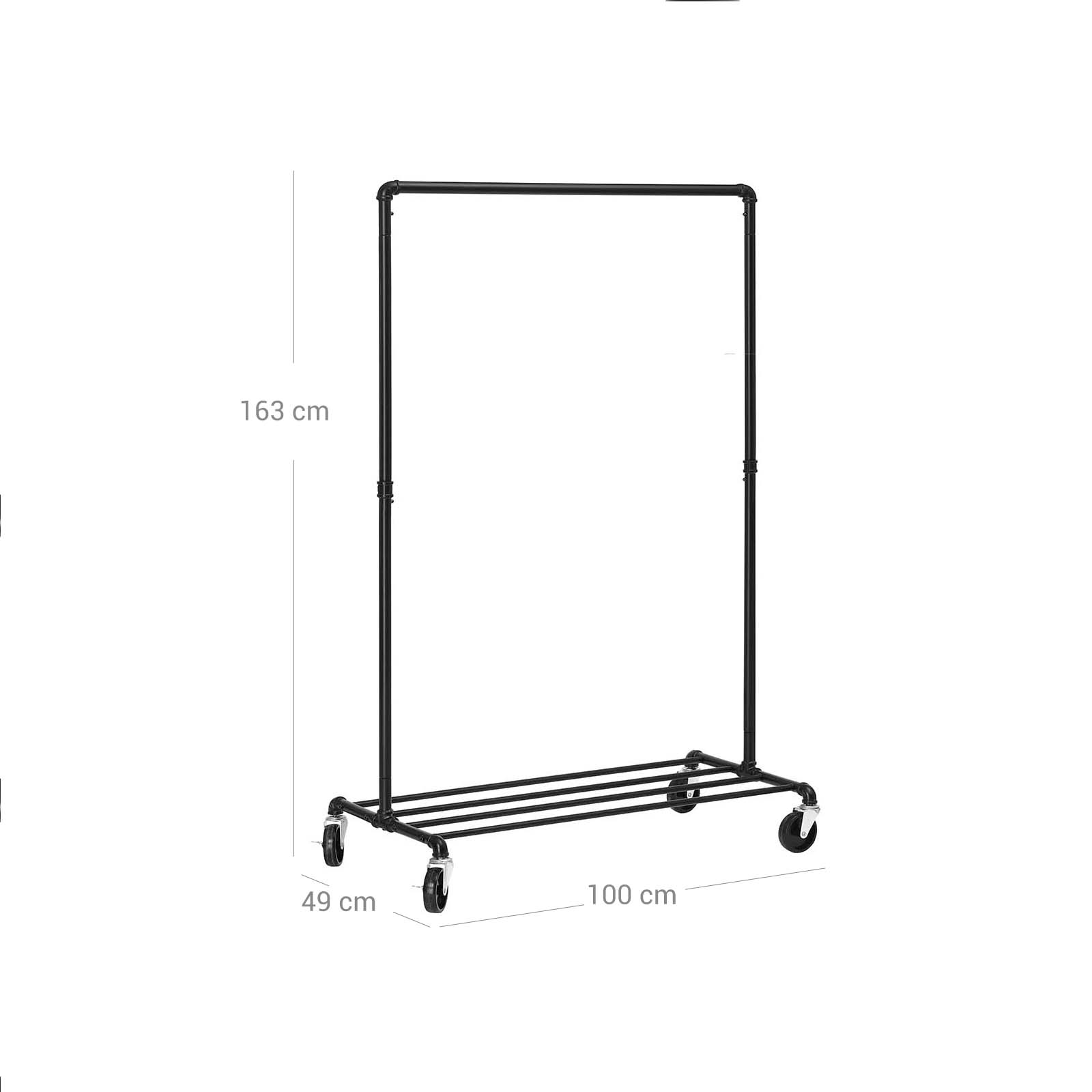 Industrial Design Clothes Rack SONGMICS