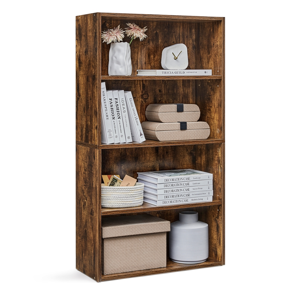 4-Tier Bookcase, Storage Shelving Unit