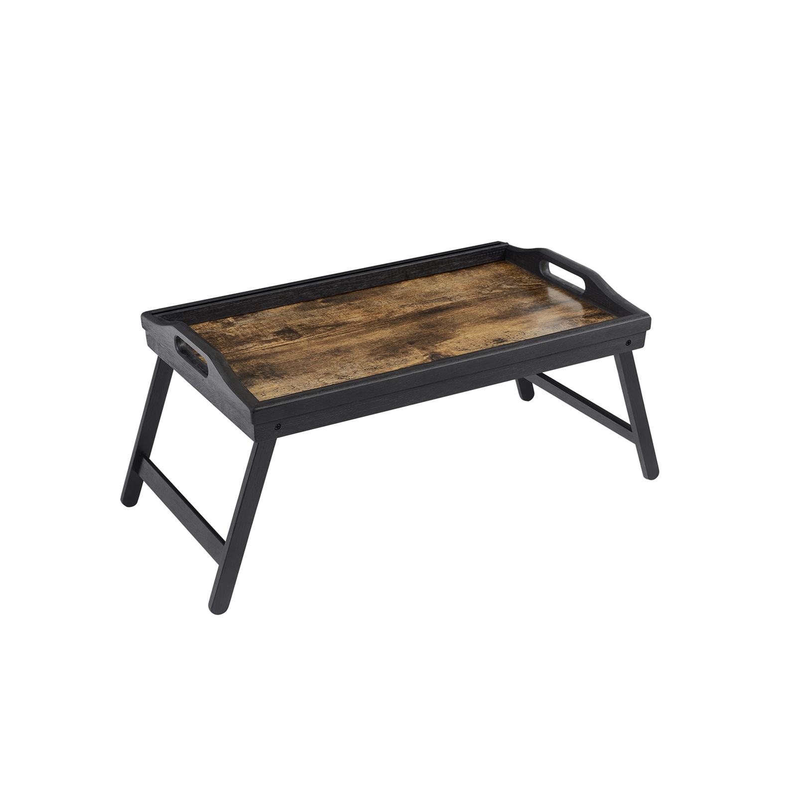 Black Breakfast Tray with Folding Legs for Bed Black Breakfast Tray with Folding Legs for Bed