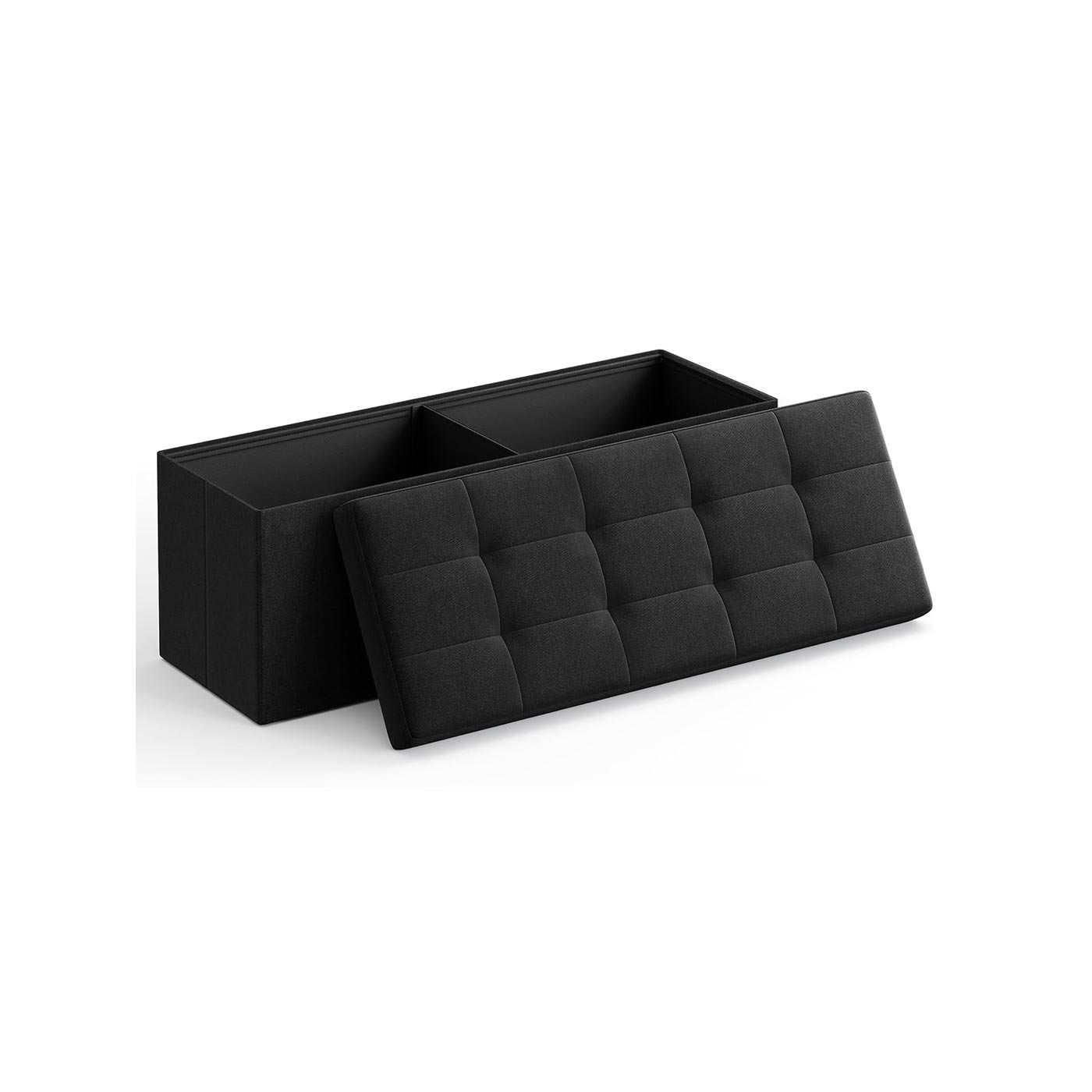 Black Storage Ottoman 120L Black Storage Ottoman 120L