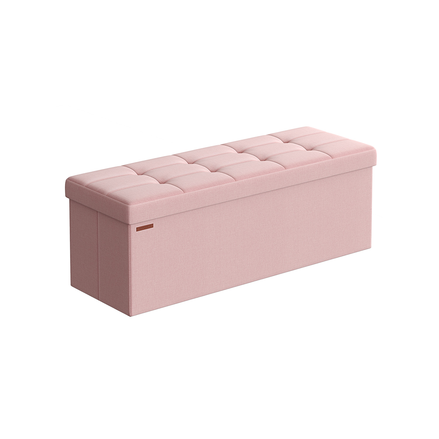38 x 110 x 38 cm Foldable Small Storage Ottoman Jelly Pink 38 x 110 x 38 cm Foldable Small Storage Ottoman Jelly Pink