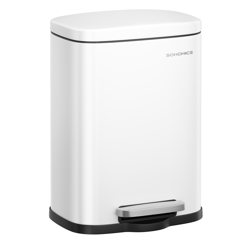 Steel Bathroom Bin with Soft Close Lid 5 L Capacity